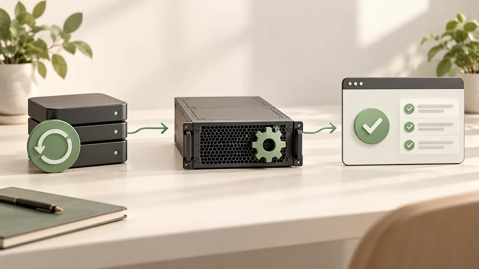 Website response workflow moving through inventory, patching, verification and monitoring