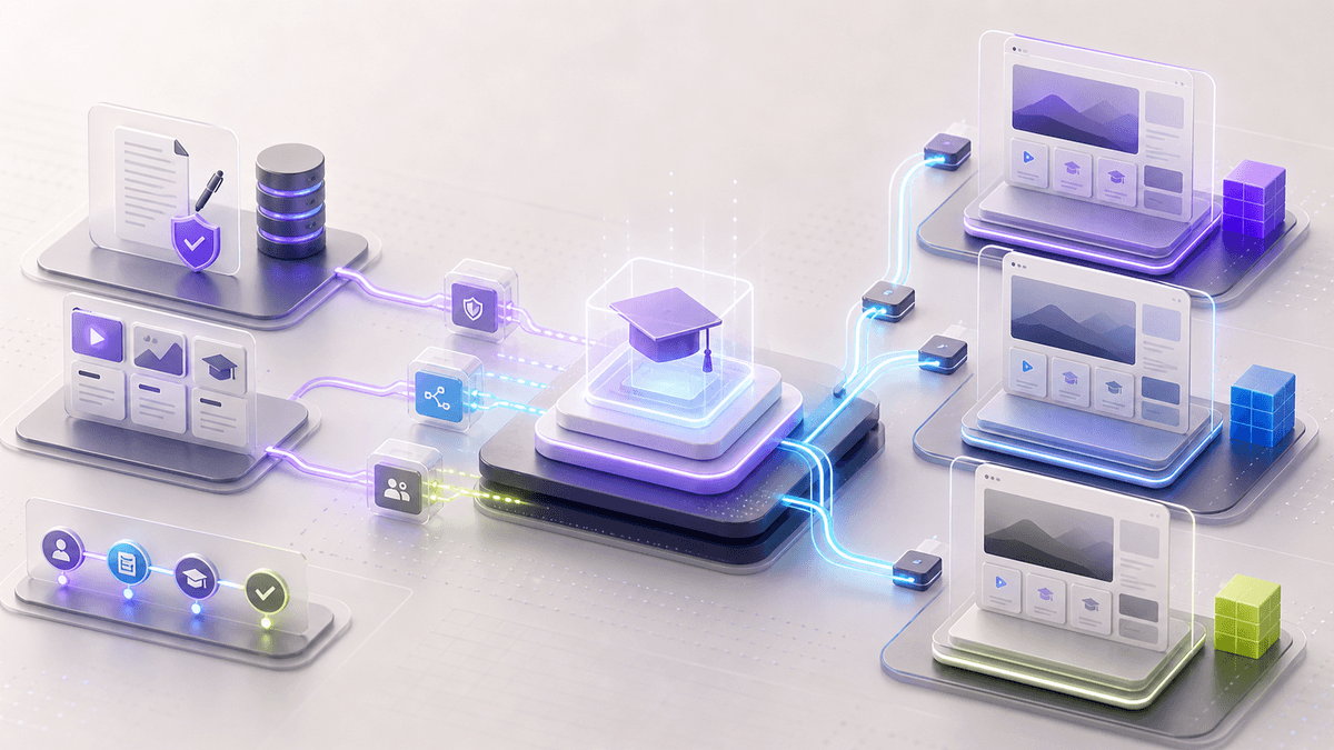 White-Label LMS Routing for Contract-Based Apps